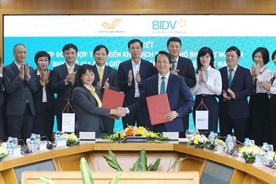 BIDV và Vietnam Post hợp tác triển khai dịch vụ thu hộ bảo hiểm  