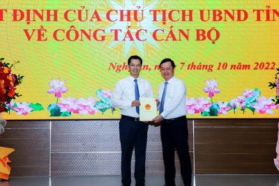 Ông Trịnh Thanh Hải làm Giám đốc Sở Tài chính Nghệ An