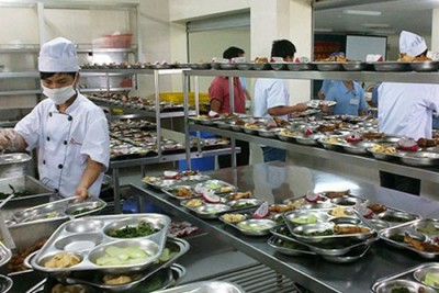 Tập huấn quản lý an toàn thực phẩm bếp ăn tập thể trường học