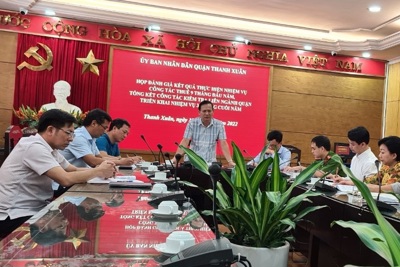 Quận Thanh Xuân: 9 tháng, thu hơn 3.900 tỷ đồng