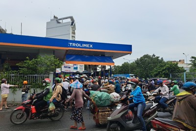 Các cây xăng tại TP Hồ Chí Minh không găm hàng