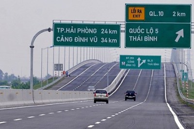 Đề xuất bố trí hơn 7.000 tỷ đồng cho cao tốc Hà Nội - Hải Phòng
