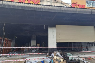 Cháy cửa hàng nội thất ở Bạc Liêu: Bất cẩn, thiệt hại hàng trăm triệu đồng