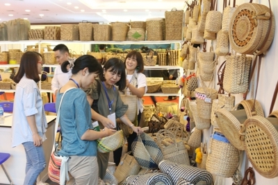 Khai mạc Hội chợ Quốc tế Quà tặng thủ công mỹ nghệ tại Hà Nội