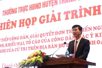 Huyện Thanh Oai: Tăng cường tiếp công dân, giải quyết đơn thư khiếu nại, tố cáo