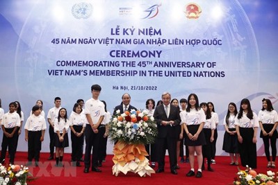 Liên hợp quốc giữ vị trí quan trọng trong hợp tác đối ngoại của Việt Nam