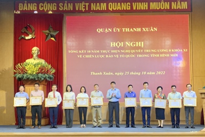 Quận Thanh Xuân: Tổng kết 10 năm thực hiện Nghị quyết Trung ương 8 khóa XI