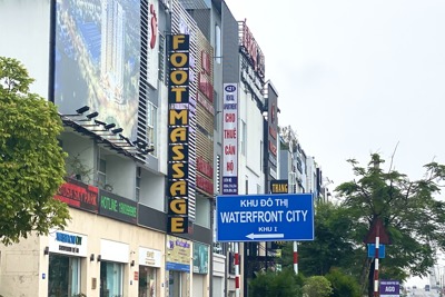 Hải Phòng: Hàng loạt công trình vi phạm trật tự tại khu đô thị Waterfront City