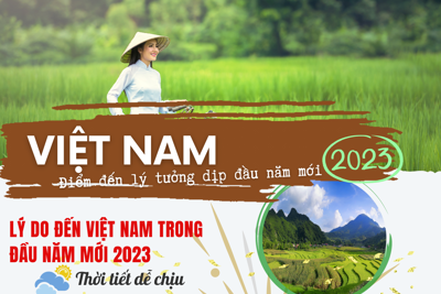 Việt Nam - Điểm đến hàng đầu thế giới dịp năm mới 2023
