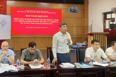 Triển khai đầu tư xây dựng dự án Nhà tang lễ quận Thanh Xuân