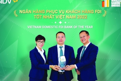 BIDV - Ngân hàng phục vụ khách hàng FDI tốt nhất Việt Nam năm 2022