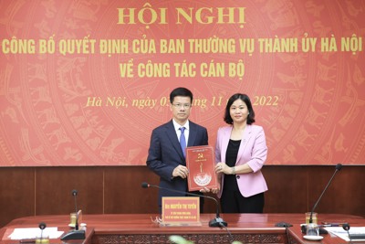 Đồng chí Bùi Duy Cường được điều động làm Bí thư Huyện ủy Sóc Sơn