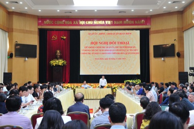 Quận Hoàn Kiếm: Đối thoại với MTTQ, các tổ chức chính trị-xã hội và Nhân dân