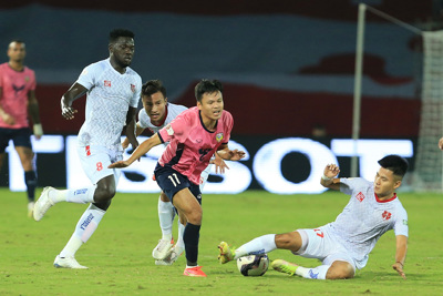 Vòng 23 V-League 2022: Hải Phòng mất điểm, Hà Nội FC rộng đường vô địch