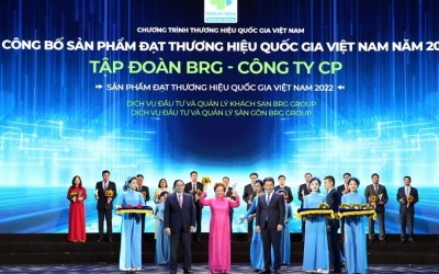 Tập đoàn BRG được vinh danh “Thương hiệu Quốc gia Việt Nam năm 2022”
