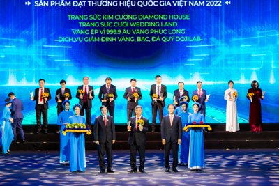 Tập đoàn DOJI 12 năm liên tiếp được công nhận thương hiệu Quốc gia Việt Nam