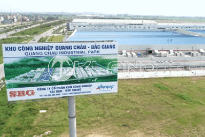 Phê duyệt chủ trương đầu tư hạ tầng KCN Quang Châu mở rộng