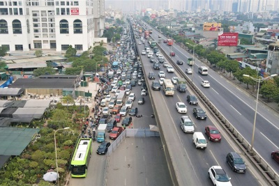 Hà Nội: Đảm bảo giao thông trên đường Nguyễn Xiển