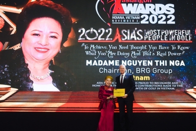 Madame Nguyễn Thị Nga -“Người có tầm ảnh hưởng nhất châu Á trong lĩnh vực golf”