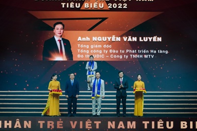 Tổng Giám đốc UDIC được vinh danh “Doanh nhân trẻ tiêu biểu Việt Nam năm 2022”