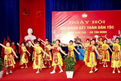 Huyện Sóc Sơn: Tưng bừng ngày hội đại đoàn kết toàn dân tộc năm 2022