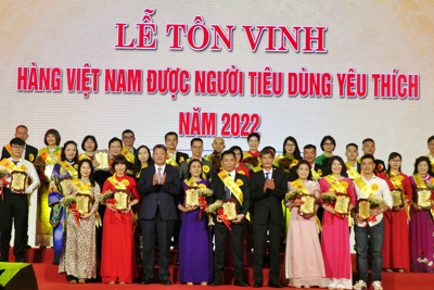Tôn vinh 213 sản phẩm hàng Việt Nam được người tiêu dùng yêu thích