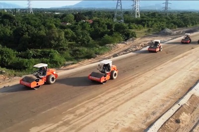 Cao tốc Cam Lâm – Vĩnh Hảo tăng tốc để về đích sớm