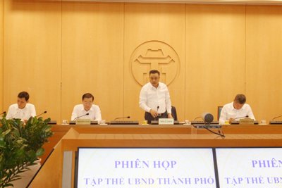 UBND TP Hà Nội xem xét chủ trương đầu tư các dự án đầu tư công