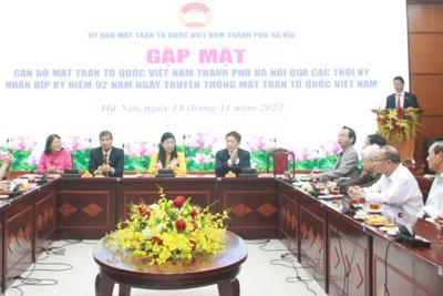 Ủy ban MTTQ Việt Nam TP Hà Nội gặp mặt kỷ niệm ngày truyền thống