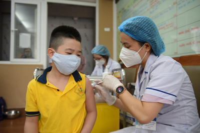 Hà Nội đảm bảo bao phủ 2 liều vaccine cơ bản cho trẻ từ 5-11 tuổi