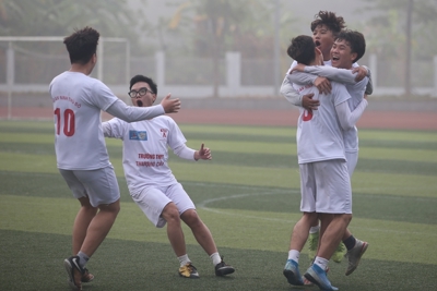 82 đội bóng tham dự Giải bóng đá học sinh THPT Hà Nội lần thứ XXI