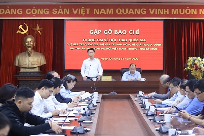 Gần 500 đại biểu tham gia Hội thảo về hệ giá trị Việt Nam