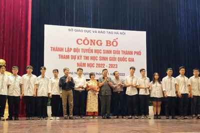 Hà Nội: Công bố 12 đội tuyển thi học sinh giỏi quốc gia năm học 2022-2023