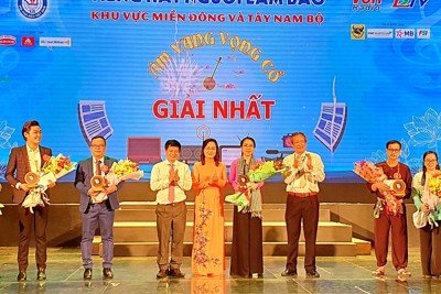 Chung kết “Tiếng hát người làm báo 2022” khu vực miền Đông và Tây Nam bộ