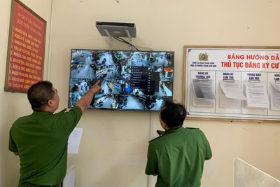 Mô hình camera an ninh ở quận Thanh Xuân: “Tai mắt” của lực lượng công an