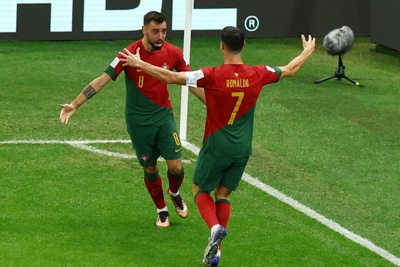 [Highlights] Bồ Đào Nha - Uruguay: Bruno lập cú đúp đánh bại Uruguay