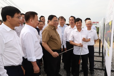 Thủ tướng Phạm Minh Chính khảo sát nhiều dự án trọng điểm tại Bình Dương