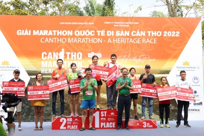 Hơn 6.000 vận động viên tham gia Giải Marathon Quốc tế Di sản Cần Thơ