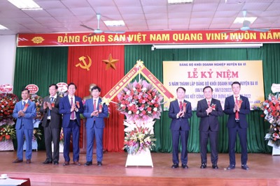 Đảng ủy Khối DN huyện Ba Vì tổ chức Kỷ niệm 5 năm ngày thành lập