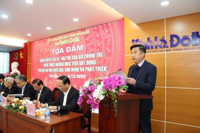Để Hà Nội bứt phá theo tinh thần Nghị quyết 15 của Bộ Chính trị