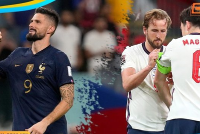 Điểm nhấn trận Anh - Pháp “chung kết sớm” World Cup 2022