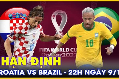 Croatia vs Brazil: cách biệt 2 bàn nghiêng về xứ sở vũ điệu Samba
