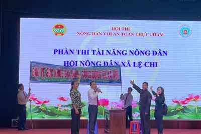 Hà Nội: Sôi nổi hội thi Nông dân với an toàn thực phẩm năm 2022