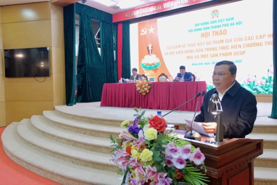 Hà Nội: Phát huy vai trò của nông dân trong phát triển sản phẩm OCOP