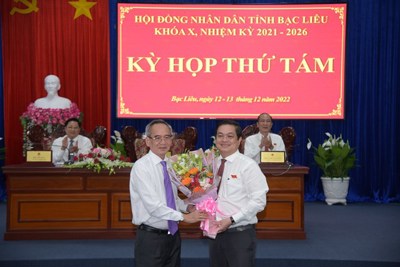 Ông Huỳnh Chí Nguyện được bầu giữ chức Phó Chủ UBND tỉnh Bạc Liêu 
