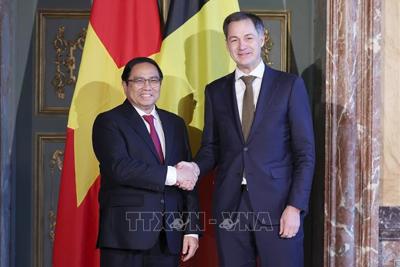 Thống nhất các phương hướng, biện pháp lớn đẩy mạnh toàn diện hợp tác Việt Nam-Bỉ