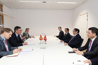 Việt Nam-Tây Ban Nha đặt mục tiêu nâng kim ngạch thương mại lên 5 tỷ USD