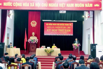 Khai mạc Kỳ họp thứ Tám - HĐND huyện Thanh Trì khoá XX