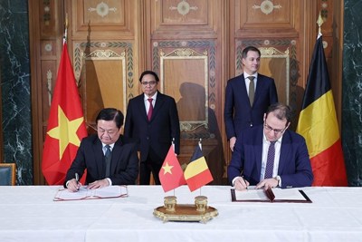 Báo chí Bỉ đưa tin đậm nét về chuyến thăm của Thủ tướng Việt Nam