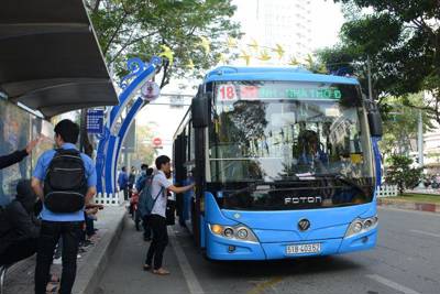 TP Hồ Chí Minh tăng nhiều chuyến xe buýt phục vụ khách dịp Tết Dương lịch